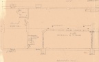 Vintage Stevens Point Brewery basement blueprint layout